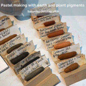 Pastel making with earth and plant pigments