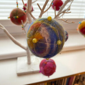 Alternative view of Christmas Bauble Making